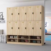 Casillero Compacto de HPL, Impermeable, Ignífugo, con Cerraduras Electrónicas de Combinación, Estructura de Metal y Madera, Altura Ajustable, Personalizable