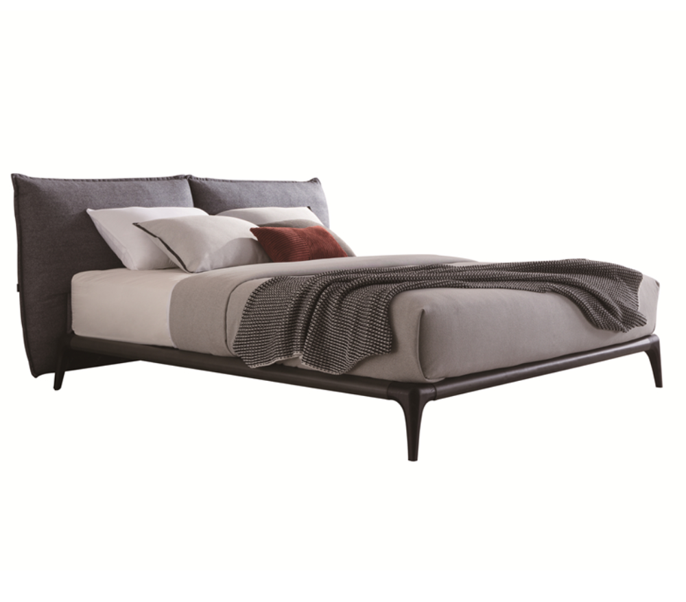 JTC-T805 простой Nordic современный стиль мебель для спальни King Size деревянный оббитый кровать двуспальная кровать