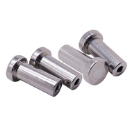 Rivet à tête plate en acier inoxydable usiné CNC, norme GB, marque OEM