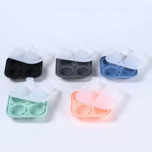 Bac à glaçons sphériques en silicone, grand moule à glaçons ronds avec couvercle pour whisky, cocktails, boissons - Product Image 5