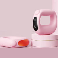 Anneau de massage vibrant transfrontalier pour épaules et cou, mini-anneau de yoga vibrant, machine à secouer en ABS, 5 vitesses, relaxation musculaire de la taille