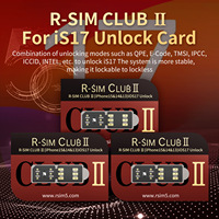 Última Versión R-sim Club 2 Tarjeta SIM de Desbloqueo Estable para iPhone iOS 17 Pro Max 6/15 Pro Max Msdk4 Gevey Sim Turbo Rsim