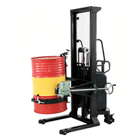 Rotateur-empileur semi-électrique industriel pour fûts d'huile YL520A, élévateur motorisé, inclinaison manuelle à 180 degrés, distributeur pour usine chimique