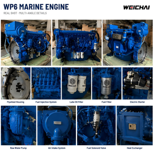 <span class=keywords><strong>Moteur</strong></span> marin WEICHAI WP6C SERIES WP6C180 WP6C250 122-230HP - Puissance fiable pour bateaux de pêche et bateaux de travail - Product Image 3