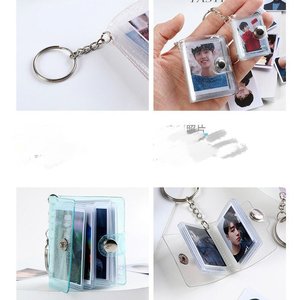 Mini álbum de fotos novedoso con llavero, personalizado, con marco <span class=keywords><strong>para</strong></span> insertar fotos, nuevo y popular, al por mayor - Product Image 2