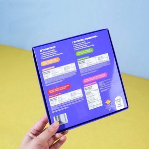 Hộp in ấn tùy chỉnh sang trọng nắp và cơ sở các tông màu trắng giấy Glossy Cmyk có thể gập lại sô cô la bao bì hộp với cửa sổ nhựa - Product Image 5