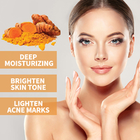 Vente en gros de sérum de soin du visage au curcuma hydratant en profondeur élimination des taches foncées uniformiser le teint sérum de visage au curcuma