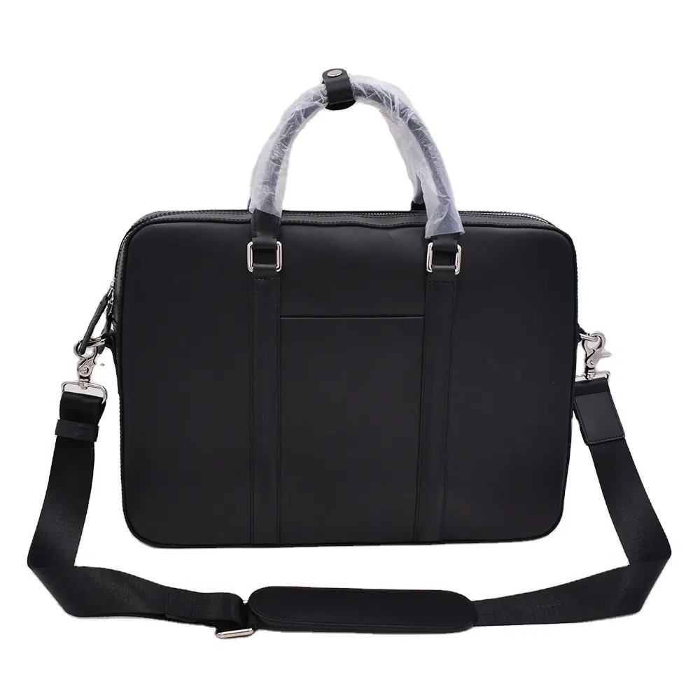 Mens Handgemaakte Business Messenger Bag Laptoptas Heren Lederen Aktetas