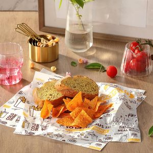 China Wholesale Take Out Burger Sandwich <b>Wrapping</b> <b>Paper</b> Fried Fast Food Pe Coated Waterproof Greaseproof Wrap <b>Paper</b> Customized - Product Image 4