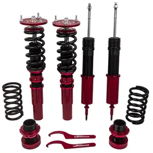 MaXpeedingrods bmw e90ショックアブソーバーCoilover Suspension Shock Strut Kits For BMW 3 Ser E91 2006-2011 2012 2013 Adj. 高さ