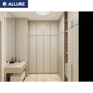 Allure cermin pintu ayunan Thailand kustom Modern lengkap lemari pakaian kayu lemari kamar tidur furnitur