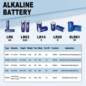 Piles alcalines <span class=keywords><strong>AAA</strong></span> 1,5 V AM4/<span class=keywords><strong>LR03</strong></span> certifiées CE, durée de conservation de 10 ans, OEM personnalisé, vente en gros en vrac pour l'électronique grand public - Product Image 6