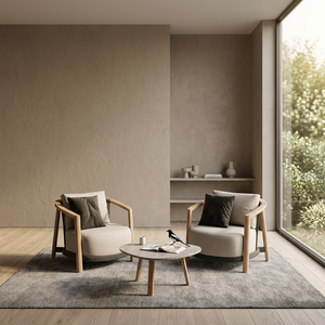 Modern Solid Teak Wood Cushioned Lounge Chair Set Coffee <b>Table</b> for Garden Luxury Indoor Outdoor Accent Seating Indonesia - Product Image 3