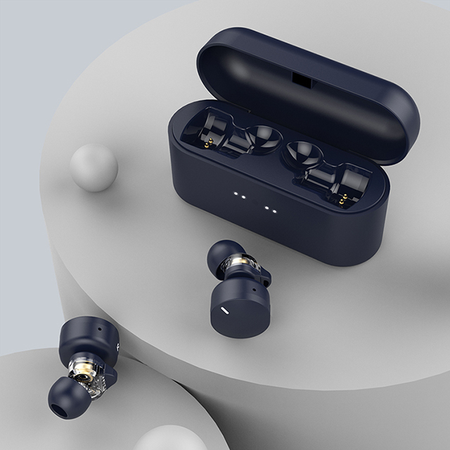 Mini Earpiece Portable Tws True Stereo Plug Earphones Wireless Bluetooth Earbuds in Ear Headphones With Charging Case