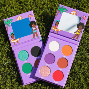 Haga su propia marca Paleta de sombras de ojos Bajo MOQ Alto pigmento Etiqueta privada Fabricante de maquillaje - Product Image 3