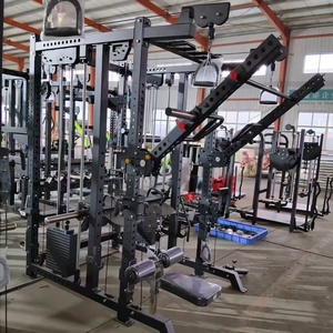 Equipo de Gimnasio Comercial al por Mayor, Jaula de Cables Smith de Acero de 3 mm, Soporte para Sentadillas con Pesas - Product Image 5