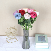 Home Hochzeit Blumenstrauß Arrangement Blumen Seide Rot Weiß Rosa Rose Herzstück Stoff Kunststoff Künstliche Rose Gefälschte Blume