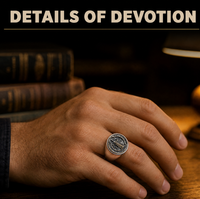 Bague de mariage punk vintage pour homme en acier inoxydable 316L, motif Jésus, Fils de Dieu, catholique chrétien