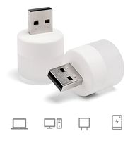 2023 Mini prise USB lampe à LED alimentation Mobile charge Portable ampoule de voiture lumière ambiante prise USB lumière LED prise en veilleuse