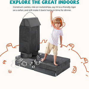 Giving Tree Kids <b>Folding</b> <b>Sofa</b> 59inch Compressible Washable Nap Chair Reading Corner for Children Age 3+ - Product Image 3