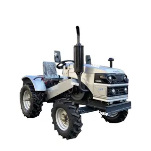 Tractor agrícola de alta resistencia, maquinaria agrícola con remolque de descarga de 10T, 200HP, China