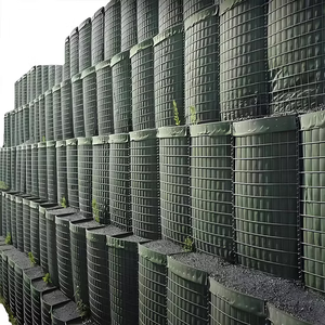 Barrière défensive de type <span class=keywords><strong>Hesco</strong></span>, mur de bastion galvanisé pour la sécurité périmétrique et la protection contre les explosions - Product Image 1