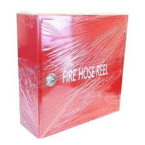 ตู้เก็บสายดับเพลิงแบบม้วนได้ ประตูเดี่ยว/คู่ ทำจากเหล็กกล้าอ่อน สำหรับระบบป้องกันอัคคีภัยและท่อส่งน้ำดับเพลิง - Product Image 1