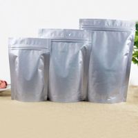 Feuille d'aluminium refermable imprimée sur mesure sac d'emballage debout en poudre de matcha de fruits secs de noix en plastique de qualité alimentaire