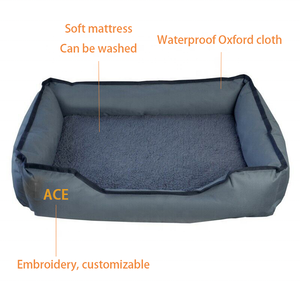 Huisdierverwarming Bedden Voor Grote Honden Wasbare Bank Traagschuim Hondenbed Orthopedische Hondenbed Voor Ons, Au, Eu, <span class=keywords><strong>Uk</strong></span> Market - Product Image 4
