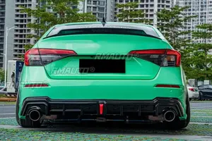 Aileron de coffre arrière Civic noir mat style YOFER pour Honda Civic 11e génération 2022-2023 Accessoires de voiture - Product Image 4