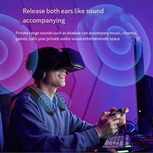 Open Audio Gaming Sans Fil pour Haut-Parleur RGB LED Éclairage Nouveau Type de Cou Étanche Tissu Subwoofer Airplay Commande Vocale DTS - Product Image 3