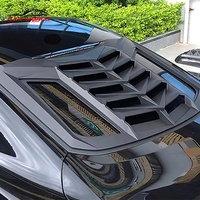 Persienne de fenêtre arrière en matériau ABS pour Lamborghini pour Ford Mustang 2015-2021 Patts extérieurs