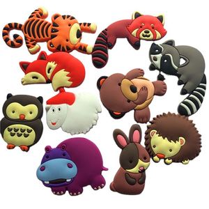 Imán de nevera de goma PVC con forma de animal, diseño de dibujos animados en 2D/3D, adhesivo magnético para nevera - Product Image 1