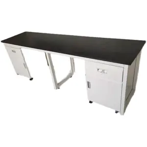 Professional Manufacturer preservative and environmental friendly school biology all steel lab work table//