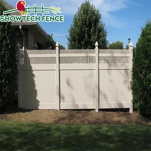 vinyl plastic PVC privacy pvcfencing trellis/child play fance/vinyl railing brackets