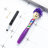 Cheap Doll Head Stylus Screen Bolígrafo Smiley Mop Topper Pen