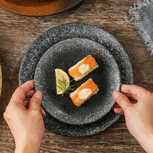 Assiette à dîner circulaire créative <span class=keywords><strong>de</strong></span> style japonais poterie <span class=keywords><strong>de</strong></span> 6/8/10 pouces pour le <span class=keywords><strong>restaurant</strong></span> <span class=keywords><strong>de</strong></span> service <span class=keywords><strong>de</strong></span> fruits <span class=keywords><strong>de</strong></span> Steak <span class=keywords><strong>de</strong></span> <span class=keywords><strong>Dessert</strong></span> <span class=keywords><strong>de</strong></span> ménage 20 pièces - Product Image 6