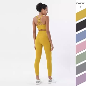 <span class=keywords><strong>Lulu</strong></span> – Leggings en Nylon taille haute et soutien-gorge de sport, vêtements d'athlétisme, vente en gros - Product Image 1