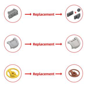 GoldMoc <span class=keywords><strong>juego</strong></span> clásico Robot figura <span class=keywords><strong>Mister</strong></span> Handy Deluxe modelo ladrillos juguetes DIY niños rompecabezas juguetes de bloques de construcción - Product Image 6