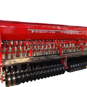 Hot Sale wheat fertilizer seeder / Tractor mounted wheat seeder / Dry rice seeder Alfalfa planter