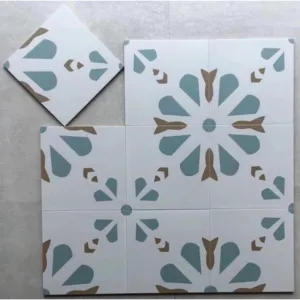 古典的なモロッコの手描きの花のデザインセラミックタイルアート装飾タイル床と壁のための200x200