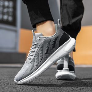Sport Shoes Manufacture 2023 New Sports <b>Running</b> Flying Mesh Thin Mesh Casual Sneaker Shoes - Product Image 5