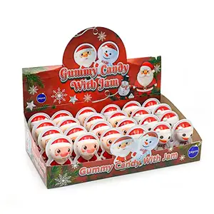 Фруктовый ароматизатор в форме Санта-Клауса, мягкие Мармеладные Конфеты с джемом
