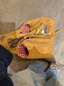 Bolso Tote de Gamuza a Cuadros, Simple, de Gran Capacidad, Doble Cara, para Mujer, Precio al por Mayor, Nueva Moda - Product Image 2