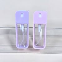 Flacon pulvérisateur de poche de type carte 15 ml, flacon vide portable avec trou de suspension pour parfum, alcool, cosmétique, tonique