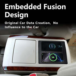 Chargeur sans fil pour voiture pour Toyota Alphard 2009 2010 2011 2012 2013 2014 Accessoires Plaque de charge rapide pour téléphone 15W Adaptateur Produit - Product Image 4