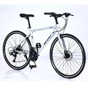 Bicicleta de Carretera Marca Shanghai Yongjiu, Curva, Variable, 21 Velocidades, 700C, Juvenil, Doble Freno de Disco, Cuadro Rígido de Acero al Carbono, Modelo SD-980 - Product Image 1