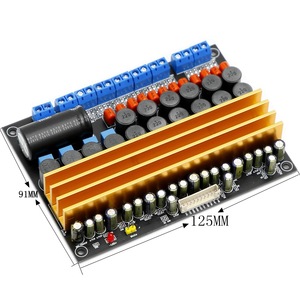 Tpa3116 <span class=keywords><strong>7.1</strong></span> 8-kanaals 100W 100W 6*50W Klasse D Digitale Eindversterkerkaart Voor Luidsprekers - Product Image 3