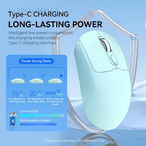 Ergonomic 2.4G BT Dual-Mode Wireless Gaming <b>Mouse</b> Right Hand Orientation Laser Tracking USB Connection Plastic PC <b>Mouse</b> - Product Image 2