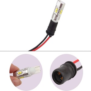 T10 W5W 194 bóng đèn ổ cắm <span class=keywords><strong>pre</strong></span>-có dây khai thác nối adapter cho Auto Car - Product Image 3